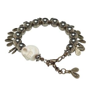 Limited Edition • Montreal Made Charm Bracelet • Skull Accent • Statement Piece